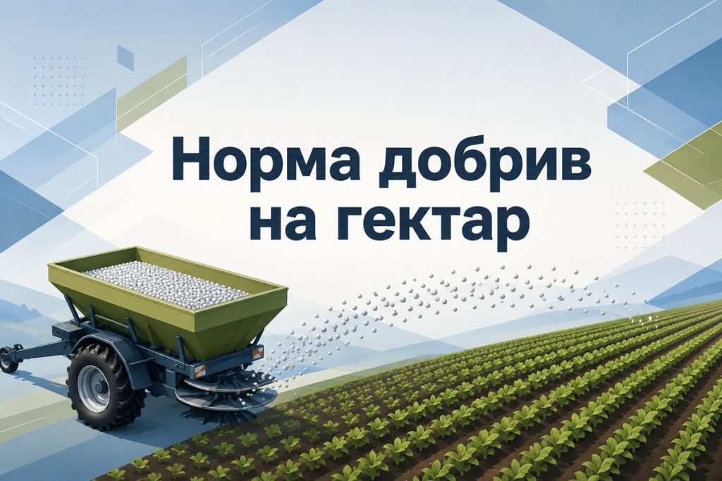 Норма добрив на гектар